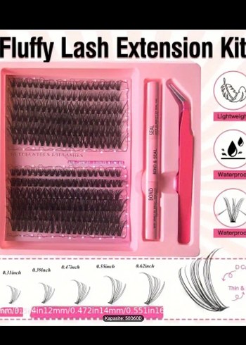 30-40D TAKMA İPEK KİRPİK SETİ - Görsel 2