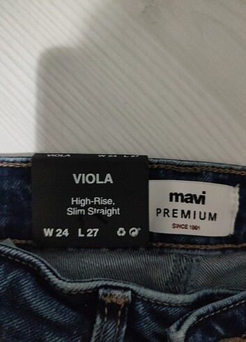 xs Beden Mavi yuksek bel jean