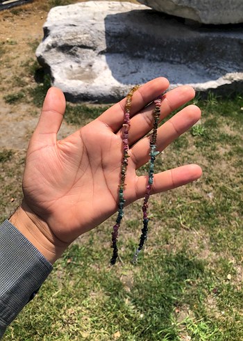 Turmalin Kolye/ Gümüşlü