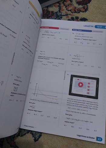 AYT Logaritma ve Diziler Matematik Fasikülü - Görsel 2