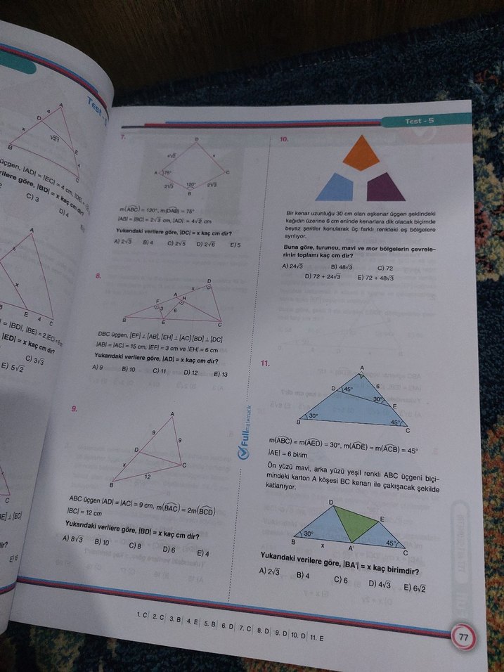 TYT-AYT Geometri Soru Bankası - Görsel 2