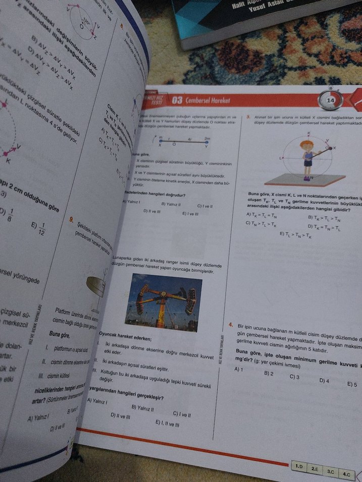 AYT Fizik Soru Bankası - Günlük Yaşamdan Testler - Görsel 3