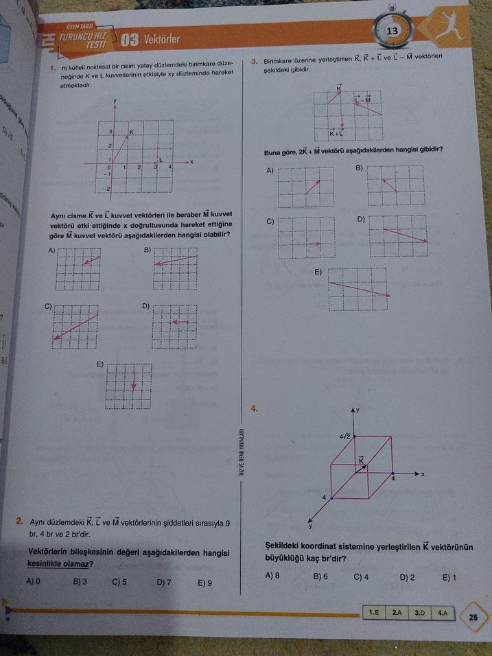 AYT Fizik Soru Bankası - Günlük Yaşamdan Testler - Görsel 2