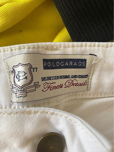 34 Beden beyaz Renk Polo garage şort