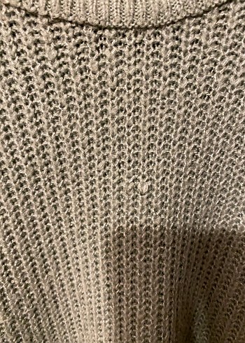 Yeşil Örgü Boğazlı Kadın Kazak - Görsel 2