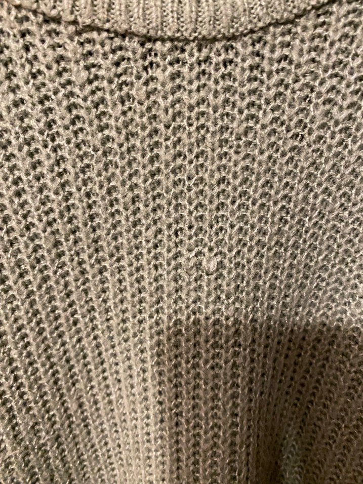 Yeşil Örgü Boğazlı Kadın Kazak - Görsel 2