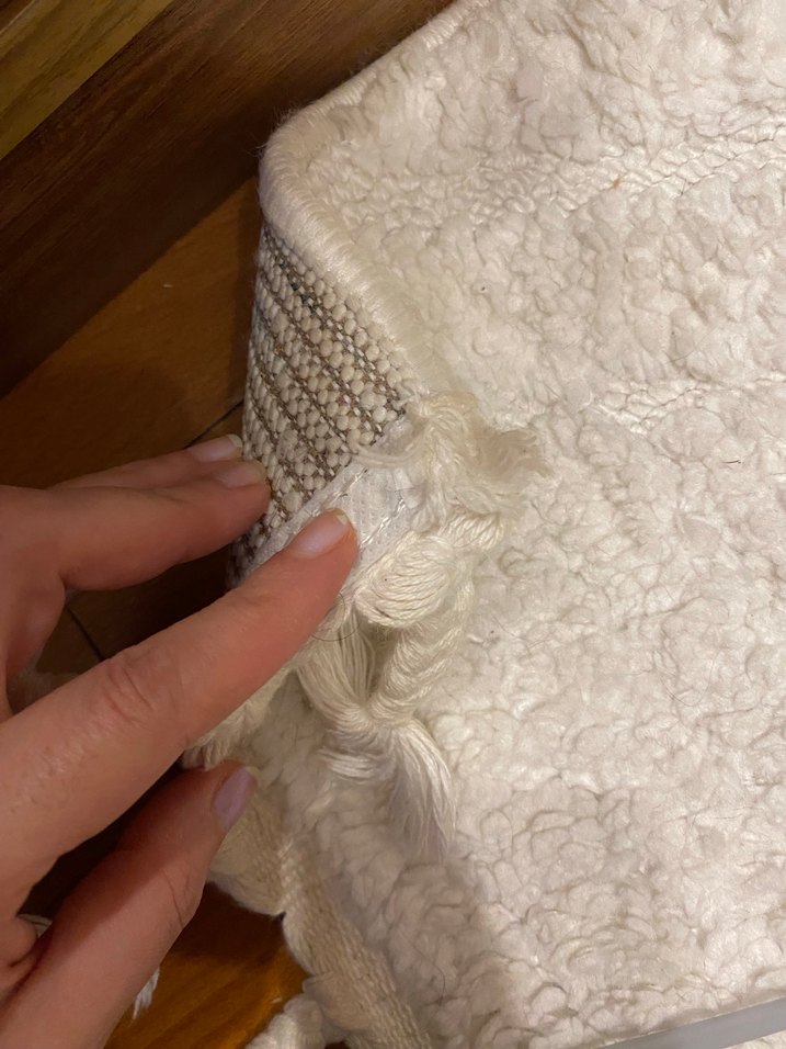 Bohem Tarzı Bej Gri Saçaklı Halı - Görsel 3