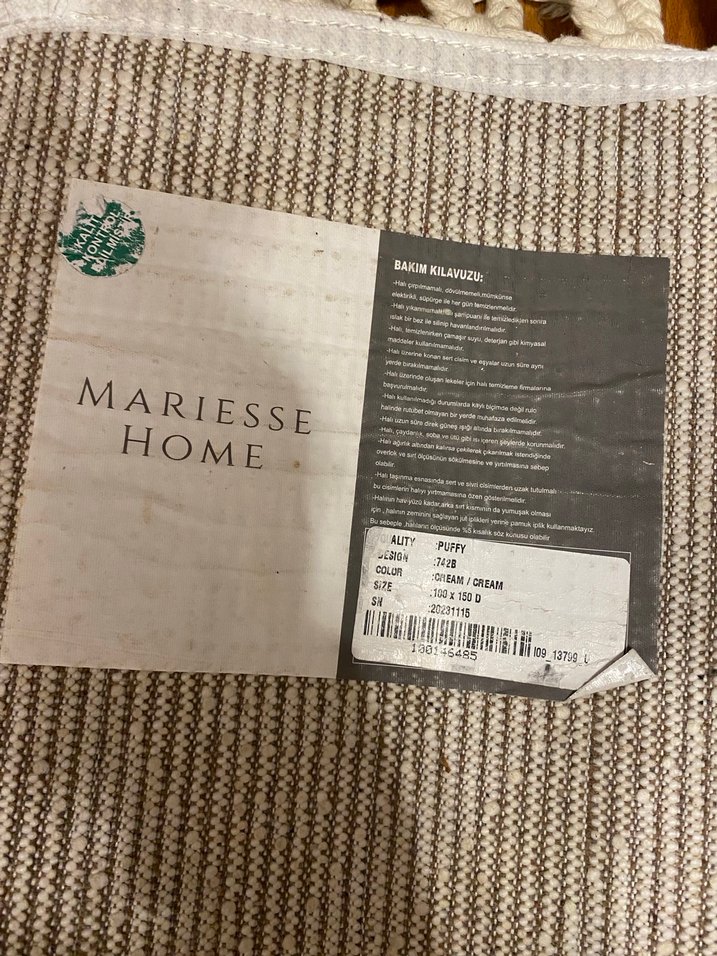 Bohem Tarzı Bej Gri Saçaklı Halı - Görsel 2