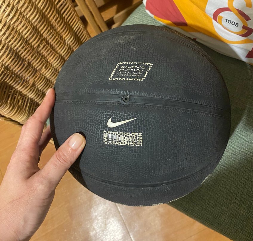 Nike Siyah Laced Street Wear Basketbol Topu - Görsel 3