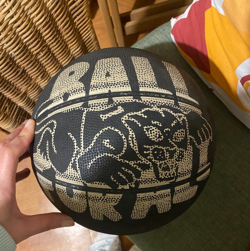 Nike Siyah Laced Street Wear Basketbol Topu - Görsel 4