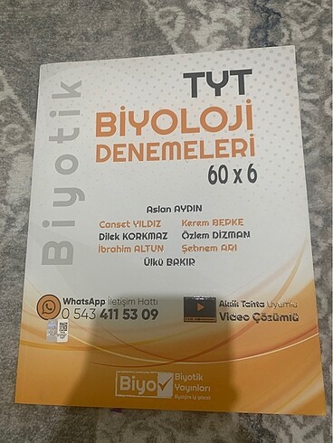 Tyt biyoloji deneme