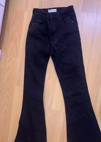 Bershka Bershka İspanyol paça pantolon