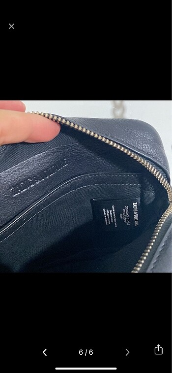  Beden siyah Renk Zadig&voltaire çanta