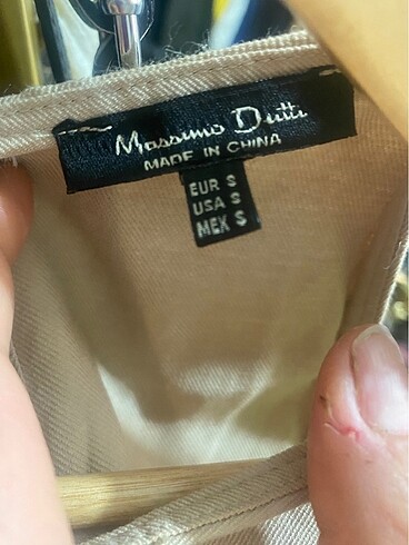 s Beden Massimo dutti elbise