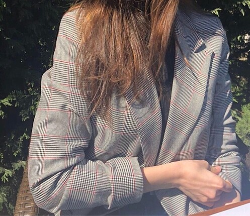 Ekoseli ceket