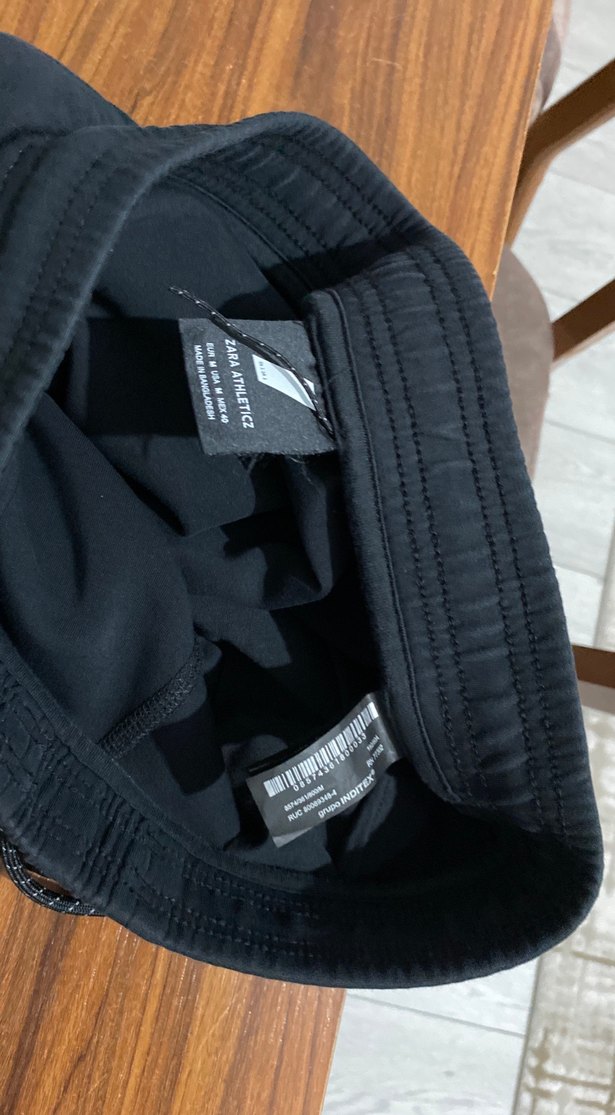 ZARA Siyah Erkek Eşofman Altı - Görsel 3