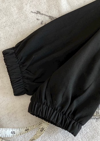 Siyah Kadın Rahat Kesim Eşofman Altı - Görsel 4