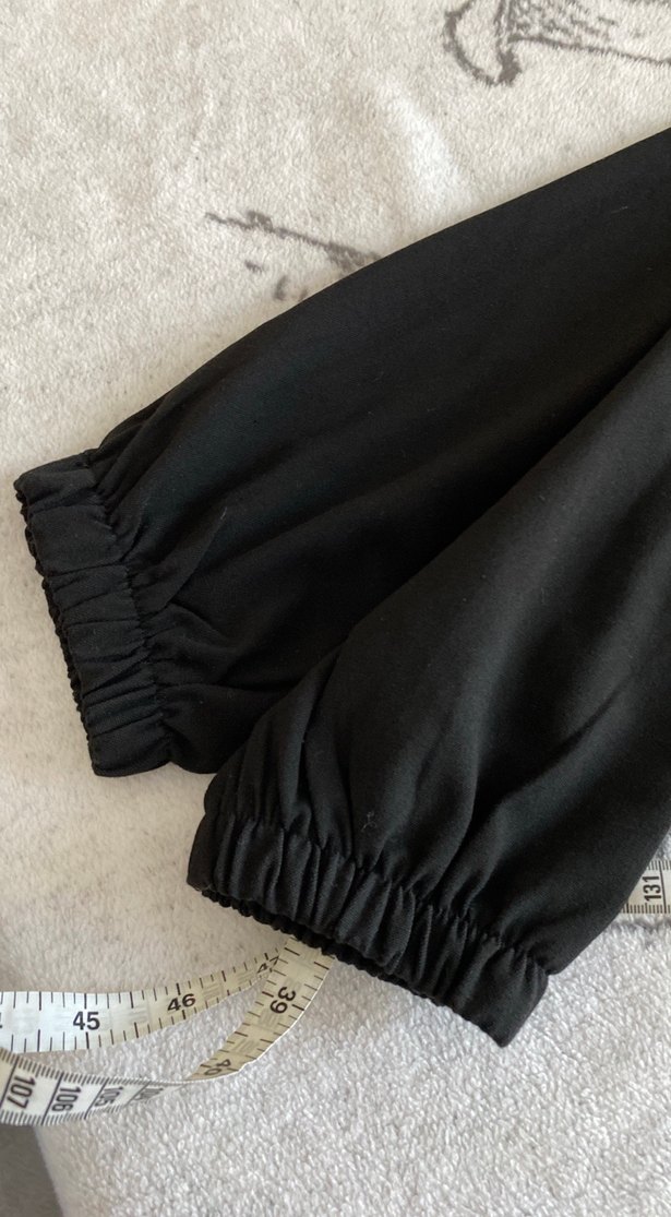 Siyah Kadın Rahat Kesim Eşofman Altı - Görsel 4