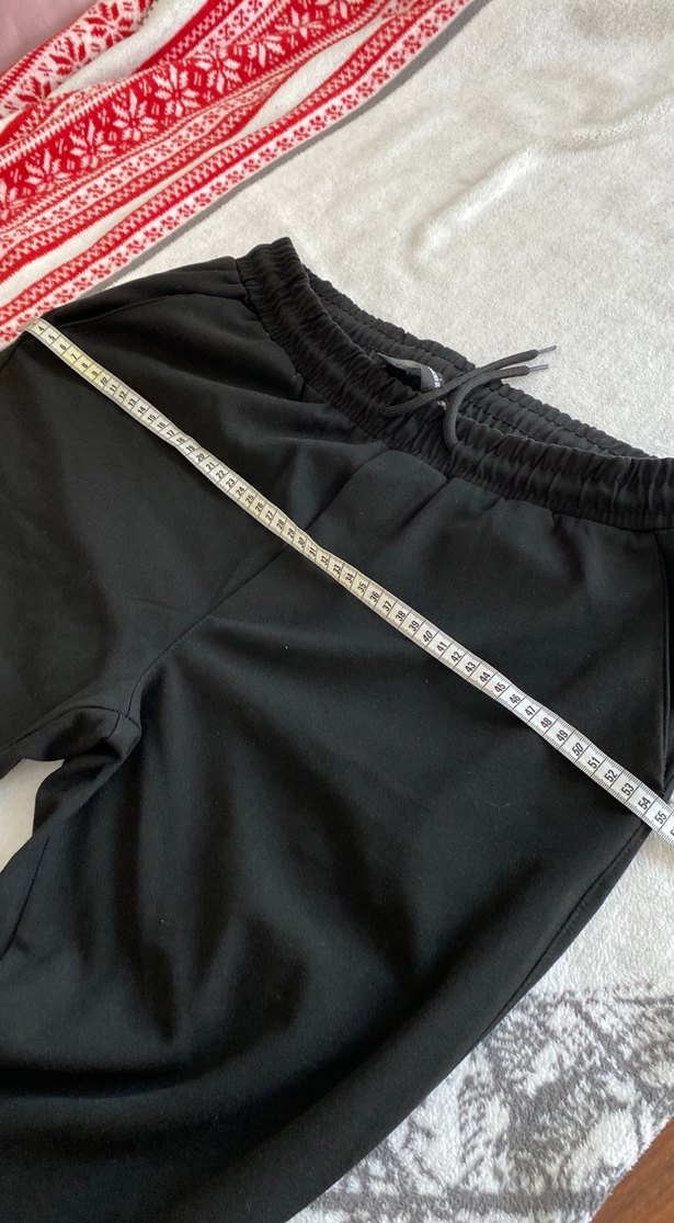 Siyah Kadın Rahat Kesim Eşofman Altı - Görsel 2