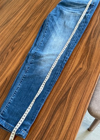 Mavi Normal Boy Kadın Denim Pantolon - Görsel 4