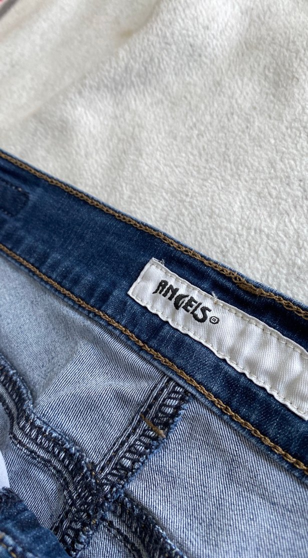 Kadın Mavi Midi Kot Pantolon - Görsel 4