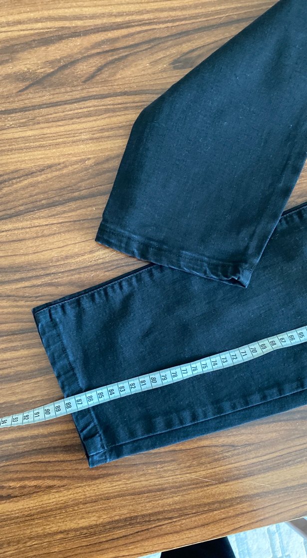 Siyah Kadın Denim  Kot Pantolon - Görsel 5