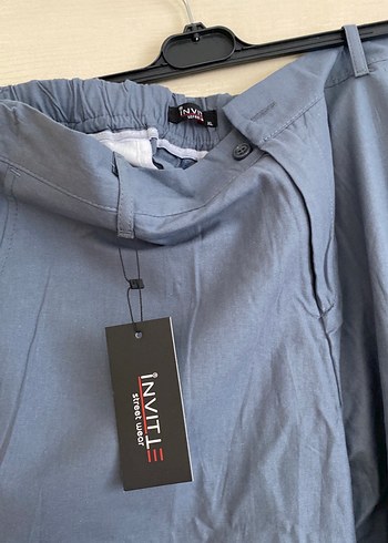 Gri Regular Fit Kemerli Erkek Pantolon - Görsel 2