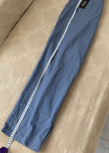 Gri Regular Fit Kemerli Erkek Pantolon - Görsel 4