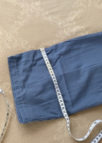 Gri Regular Fit Kemerli Erkek Pantolon - Görsel 5