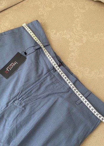 Gri Regular Fit Kemerli Erkek Pantolon - Görsel 3