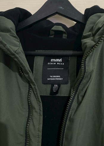 Erkek Haki Fermuarlı Street Wear Mont - Görsel 2