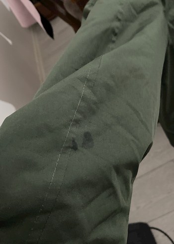 Erkek Haki Fermuarlı Street Wear Mont - Görsel 3