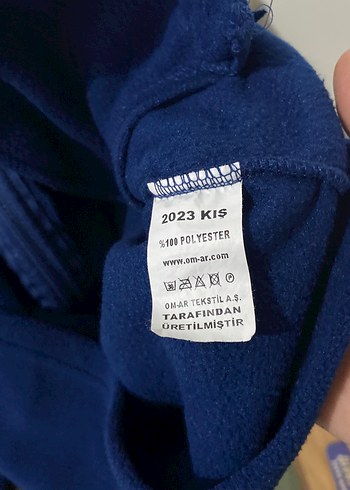 Lacivert Fermuarlı Erkek Polar Sweatshirt - Görsel 3