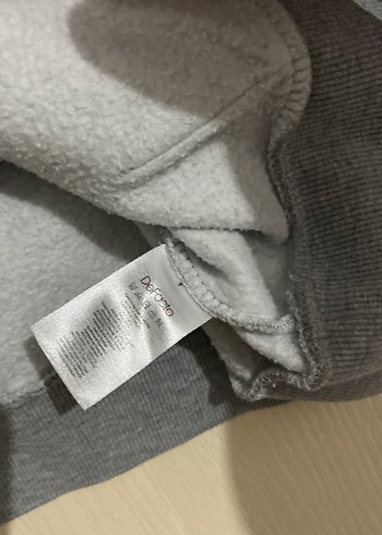 Gri Yarım Fermuarlı Kadın Sweatshirt - Görsel 3