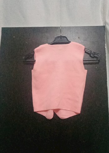 Pembe Nakışlı Kız Çocuk Süveter - Görsel 2