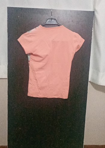 Kız Çocuk Baskılı Kısa Kollu Tişört - Görsel 2