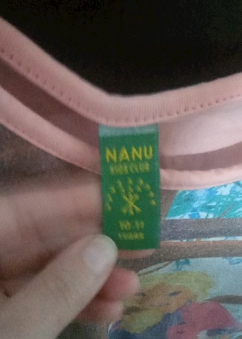 Kız Çocuk Baskılı Kısa Kollu Tişört - Görsel 3