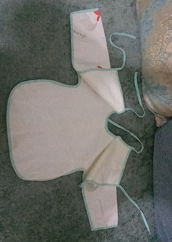 Uzun Kollu Bebek Önlüğü Pastel Desenli - Görsel 3