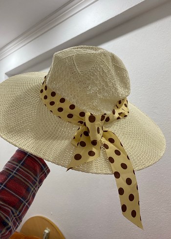 Bej Fiyonk Detaylı Bohem Kadın Şapka - Görsel 2