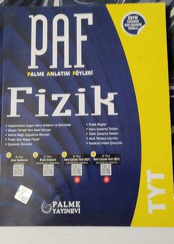 PALME TYT Fizik Anlatım Föyleri