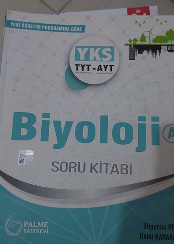 YKS TYT-AYT Biyoloji Soru Kitabı. Palme Yayınevi