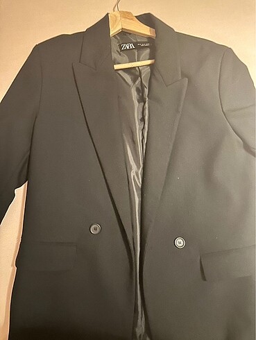 m Beden siyah Renk Zara oversize blazer ceket