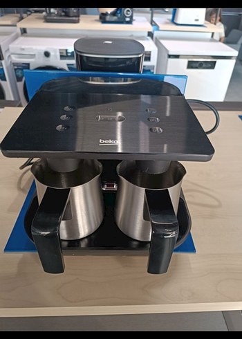 Beko Çift Demlikli Mavi Kahve Makinesi