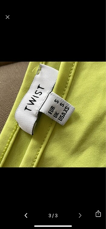 s Beden Twist Crop