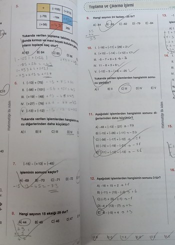 Matematik konu anlatımlı test kitabı - Görsel 6