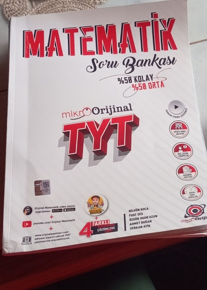 Matematik konu anlatımlı test kitabı - Görsel 2