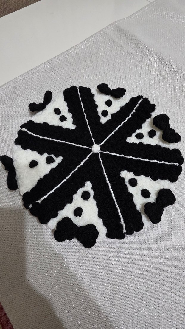 Renkli Örgü Banyo Lifi - Görsel 3