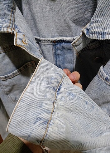 Diğer Crop Kot Ceket