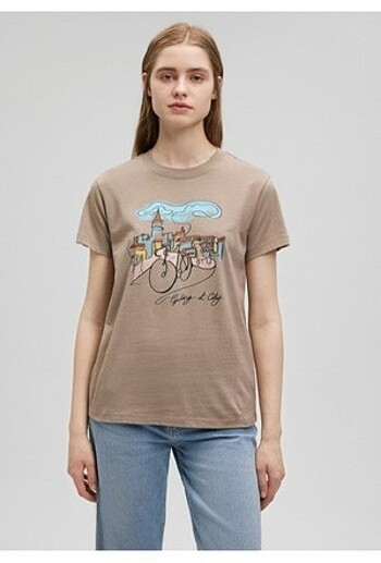 m Beden Mavi Tshirt