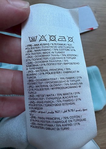 Turkuaz Uzun Kollu Bebek Body - Görsel 4